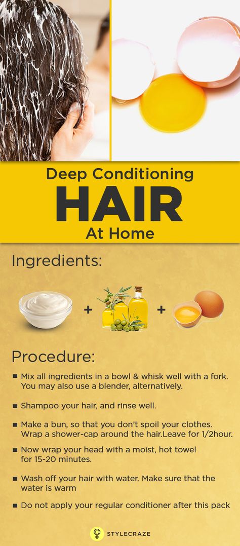 Deep conditioning is very essential for healthy hair. Here is how to go about deep conditioning for hair growth with simple ingredients. It makes ... Deep Conditioning Diy, Diy Deep Conditioner, Hair Growth Mask Diy, Homemade Hair Treatments, Condition Hair, Deep Conditioning Hair, Conditioning Hair, Hair Mask For Damaged Hair, Hair Mask For Growth