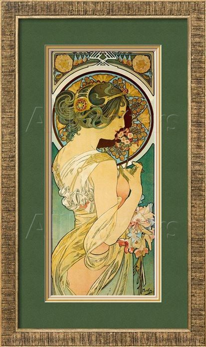 La Primevere Giclee Print by Alphonse Mucha at AllPosters.com Alfons Maria Mucha, Illustration Art Nouveau, Design Art Nouveau, Alphonse Mucha Art, Mucha Art, Alfons Mucha, Art Nouveau Illustration, Art Nouveau Poster, Peter Paul Rubens