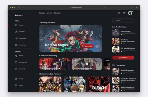 Comic Website Design, Anime Website Design, Comic Website, Blog Webdesign, Anime Website, Ui Design App, Unique Website Design, Anime Sites, Ui Design Trends