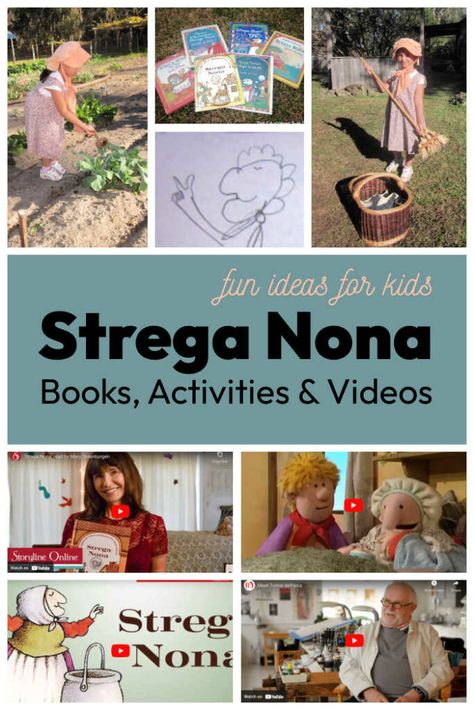 Let’s have Fun with Strega Nona Books by Tomie dePaula - The Educators' Spin On It Playdate Activities, Strega Nona, Reading Activities For Kids, Tomie Depaola, Reluctant Readers, Reading Games, Reading Centers, Reading Lessons, Let's Have Fun