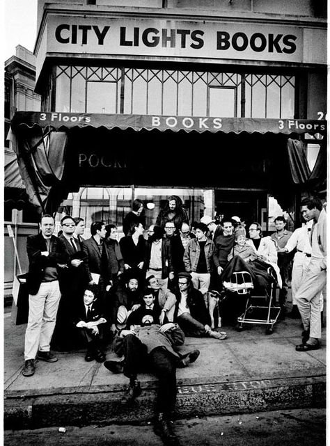 City Lights Bookstore, Lawrence Ferlinghetti, Jim Marshall, Julie Newmar, Beat Generation, Jack Kerouac, Writers And Poets, Creative Spaces, Writers Write