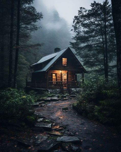 Whiskey Bent & Hell Bound Little Cabin In The Woods, Cabin Aesthetic, Log Cabin Rustic, Cabin Inspiration, Cabin In The Mountains, Forest Cabin, Welcome To My House, Little Cabin, A Cabin