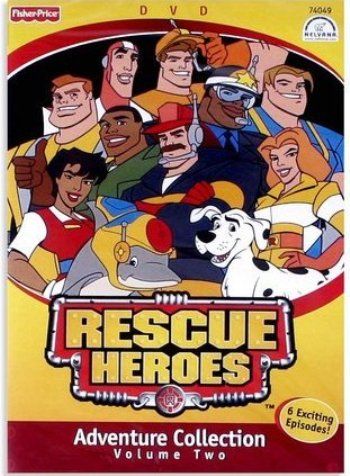 Rescue Heroes began as a toy line by Fisher-Price. It was turned into a Merchandise-Driven children's show on Teletoon & CBS that taught kids about safety & other issues starting back at 1999. The Rescue Heroes Global Response Team is made up of emergency rescue specialists (firefighters, police, mountain climbers, divers). Old Kids Shows, Rescue Heroes, Old Cartoon Shows, Right In The Childhood, Film Collection, 2000s Cartoons, Childhood Cartoons, Childhood Memories 2000, Childhood Shows