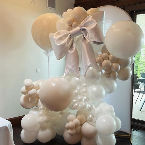 Everything Wedding, Chanel Birthday, Bridal Fair, White Bow Tie, Bow Template, Birthday Planning, Dessert Tables, Wedding Balloons, Gift Table