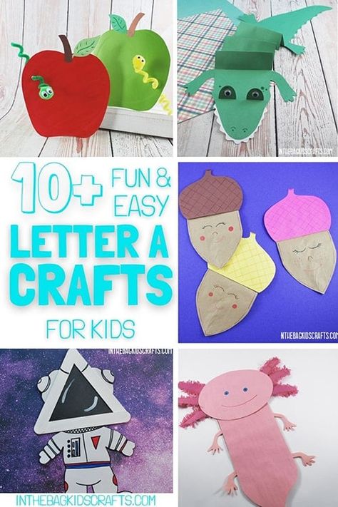 Letter A crafts The Letter A Crafts Preschool, Letter A Craft For Preschool, Preschool Crafts Letter A, Preschool Letter A Crafts, Letter A Crafts For Toddlers, A Crafts For Preschool, Letter A Crafts For Preschoolers, Letter A Crafts For Preschool, Alphabet Crafts For Toddlers