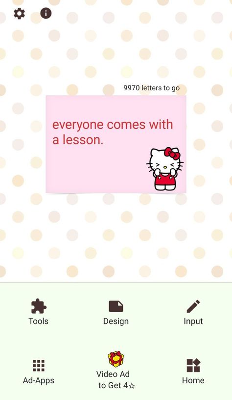 Hello Kitty - Notes - quotes Hello Kitty Quotes, Kitty Quotes, Notes Quotes, Cute Song Lyrics, Cute Songs, Lyric Quotes, Song Lyrics, Hello Kitty, Tool Design