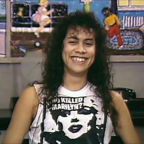 Kirk Hammet, Kirk Metallica, Bob Rock, Crooked Teeth, Kirk Hammett, His Smile, Thrash Metal, Music Is Life, Guitarist