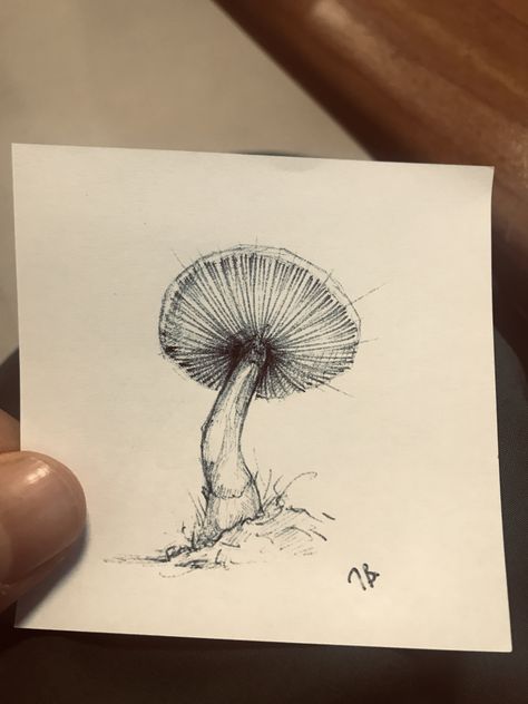 Mushroom Sketch, Shroom Art, Moon Mushroom, Mushroom Tattoo, Mushroom Tattoos, Mushroom Drawing, Art Major, Line Artwork, Interactive Art