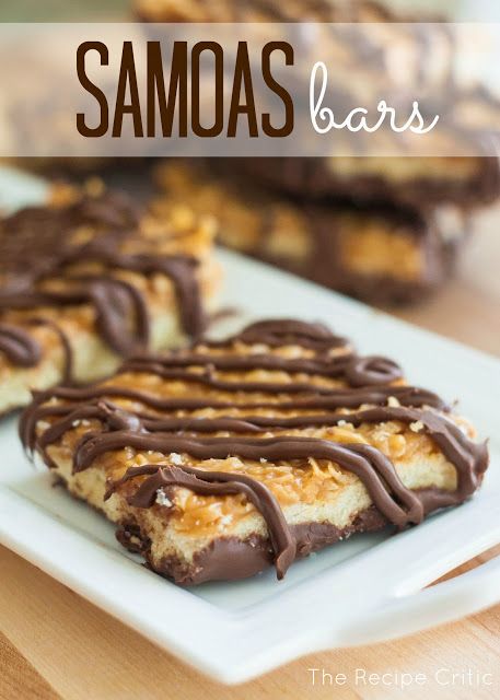 Samoas Bars, Homemade Samoas, Samoas Recipe, Samos, Samosa, Yummy Sweets, How Sweet Eats, Eat Dessert, Cookie Desserts