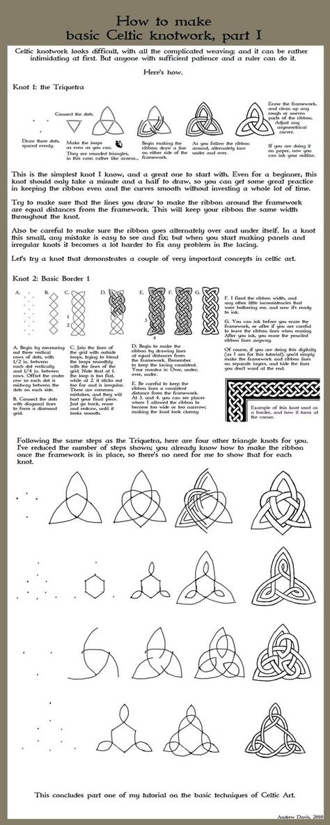 Celtic Tutorial 1 by Dweran on DeviantArt Celtic Pictures, Celtic Knot Tutorial, Headstone Designs, Celtic Patterns, Celtic Knotwork, Celtic Knots, Celtic Symbols, Celtic Art, Celtic Designs