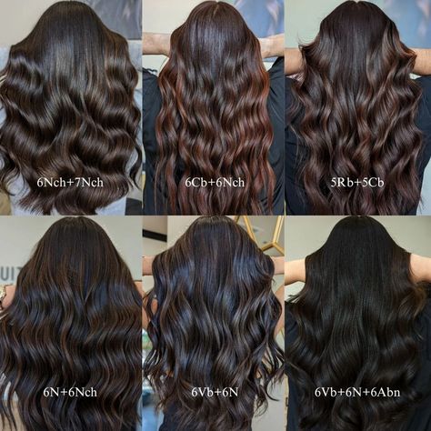 Brunette Inspiration, Balayage For Dark Brown Hair, Cool Brown Hair, Dark Chocolate Hair, Dark Chocolate Brown Hair, Redken Hair Color, Brown Hair Shades, Redken Hair Products, Colored Hair Tips