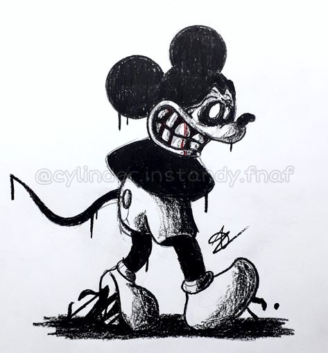 Creepy Mickey Mouse Drawings, Evil Mickey Mouse Tattoo, Creepy Mickey Mouse, Scary Mickey Mouse, Mickey Mouse Horror, Evil Mickey Mouse, Horror Disney, Tattoo Evil, Wallpaper Mickey Mouse