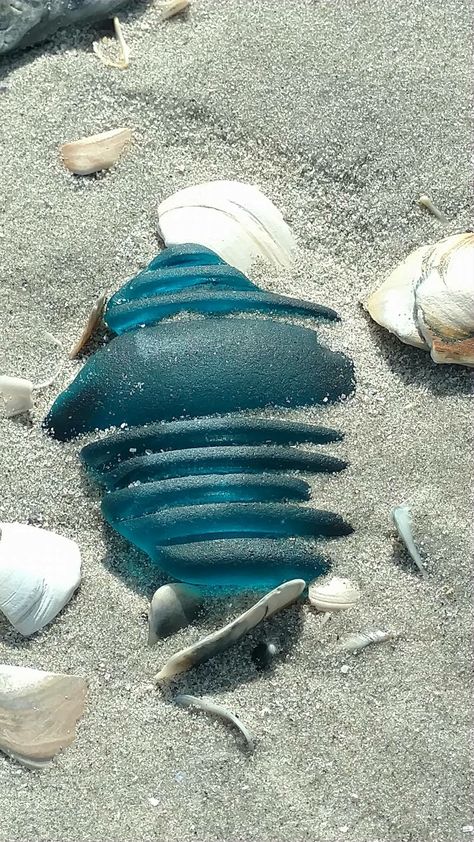 A vintage sea glass insulator, wishing this was my find... Treasure Aesthetic, Beach Glass Crafts, Driftwood Beach, Beach Finds, Vintage Sea, Ocean Treasures, Beach Glass Art, Glass Beach, Sea Glass Beach