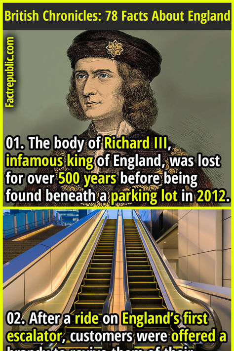 English History Facts, Facts About England, Culture Of England, Facts About History, World History Facts, King Of England, Fact Republic, Richard Iii, British History