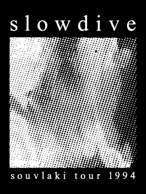 Room Posters Bands, Slowdive Poster Souvlaki, Slowdive Poster Vintage, Pretty Sick Band Poster, Whirr Posters, Black And White Band Posters, Punk Band Posters, Glare Band, Shoegaze Poster