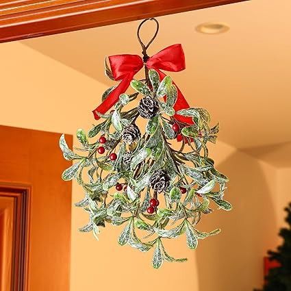 Amazon.com: Daifunli Christmas Mistletoe Decor Christmas Holiday Kissing Mistletoe Large Artificial Hanging Mistletoe Bouquet Xmas Mistletoe Ornament with Sprigs Red Berries for Xmas Home Outdoor Floral Garland Mistletoe Bouquet, Mistletoe Decor, Mistletoe Ornament, Hanging Mistletoe, Christmas Mistletoe, Floral Garland, Red Berries, Decor Christmas, Christmas Holidays