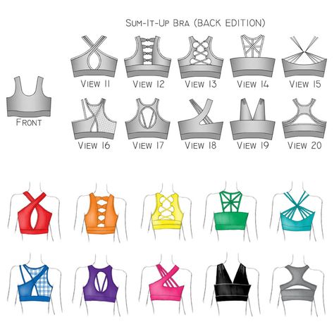 Diy Sports Bra Pattern, Sport Bra Pattern, Sports Bra Sewing Pattern, Sports Fashion Design, Bodysuit Pattern, Sewing Terms, Sports Bra Outfit, Bra Sewing Pattern, Sports Bra Pattern