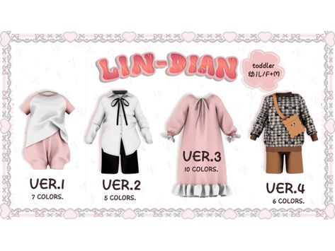 LIN-DIAN 20220824 by LIN-DIAN Sims 4 Infant Costume, Sims 4 Lin Dian, Lin Dian Sims 4 Cc, Sims 4 Infant Cc Boy, Sims 4 Cc Kids Patreon, Sims 4 Children Cc, Ts4 Toddler Cc, The Sims 4 Kids, Infant Cc