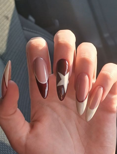 Unghie Sfumate, Kutek Disney, Vintage Nails, Goth Nails, Grunge Nails, Casual Nails, Blush Nails, Glow Nails, Star Nails