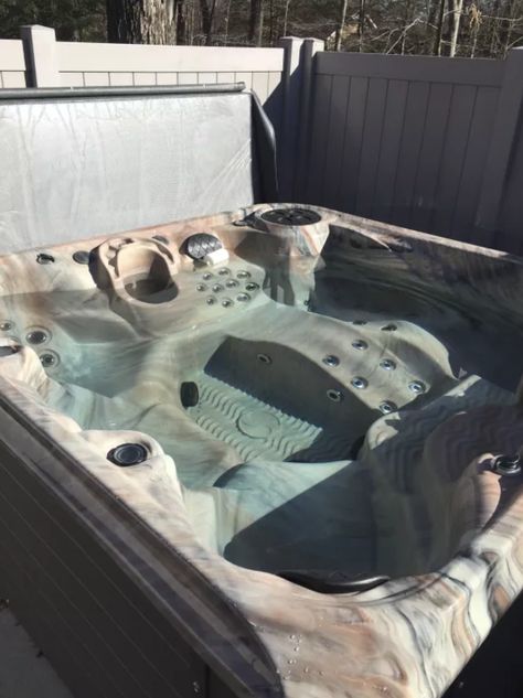 Cal Spa Hot Tubs, Hot Tub Cup Holder, Brick Patio With Hot Tub, Hot Tub Drink Holders, Backyard Hot Tub Ideas On A Budget, American Whirlpool Hot Tub, Bullfrog Spas Outdoor, Indoor Hot Tub Room Ideas House, Hot Tub Organization Ideas