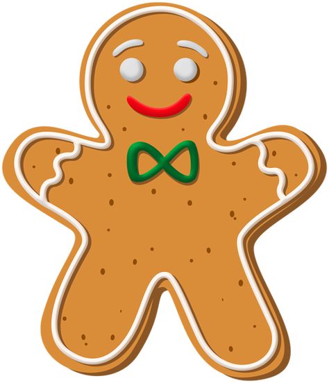 Gingerbread Man Transparent Clipart Christmas Digital Art, Man Clipart, Happy Birthday Png, Cookie Christmas, Halloween Clips, Sublimation Svg, Birthday Clipart, Valentine Clipart, Happy New Year Png