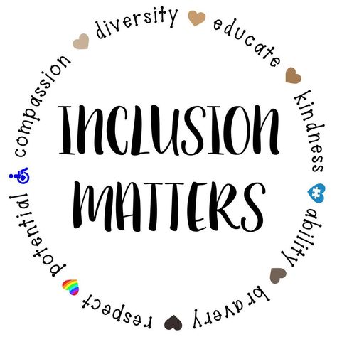 Being Included Quotes, Inclusion Quotes, Diversity In The Classroom, First Classroom, Work Vision Board, Equality And Diversity, Inclusive Education, Diversity Inclusion, Glue Book