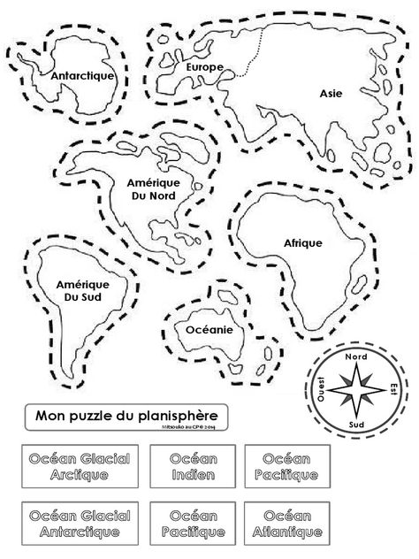 Continents Activities, Earth Science Projects, Geography Worksheets, Geography For Kids, Geography Activities, Continents And Oceans, Teaching Geography, Science Projects For Kids, Social Studies Teacher