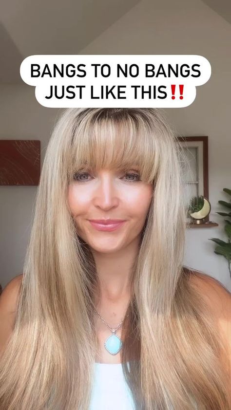 DAY 51-Summer Hairstyle Series!! ‼️From bangs to no bangs in a minute! If you’re growing out your bangs or want to pull them out of your face, this is great hairstyle yo help you!! Also super cute for anyone who doesn’t have bangs💆🏼‍♀️. #HairInspo #EffortlessChic #TryItOut #PolishedPonytail #ElegantHairstyle #ClassicBeauty #HairTutorial #GlamHair #HairstyleIdeas #HairInspiration #hairstyleoftheday #simplehairstyles #diyhair #hairdo #summ Cute Ways To Clip Back Bangs, How To Tie Back Bangs, Half Up With Bangs Hairstyles, How To Wear Bangs, Bang Grow Out Hairstyles, Bangs Pinned Back Hairstyles, How To Pull Back Bangs, How To Pin Back Bangs, Growing Bangs Out Hairstyles