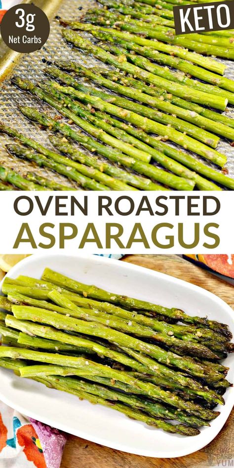 With the fresh burst of lemon juice, this oven-roasted asparagus recipe will become one of your favorite veggie side dish ideas. Frozen Asparagus, Asparagus Recipes Oven, Easy Asparagus Recipes, Veggie Side Dish, Best Asparagus Recipe, Side Dish Ideas, Grilled Asparagus Recipes, Asparagus Recipes Baked, Asparagus Recipes Roasted