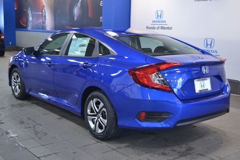 2018 Honda Civic LX sedan LX Aegean Blue Metallic 2016 Honda Civic Sedan, Honda Civic Accessories, Black Honda Civic, 2018 Honda Civic, Honda Civic Si Coupe, Honda Civic Vtec, Honda Civic Car, Black Honda, Honda Civic Sport