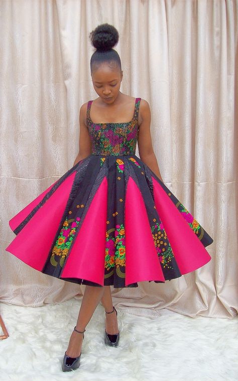 Tsonga traditional dress Tsonga Dresses, Tsonga Traditional Attire, Tsonga Traditional Dresses, Sesotho Traditional Dresses, South African Clothes, South African Traditional Dresses, African Bridal Dress, African Traditional Wear, African Chic