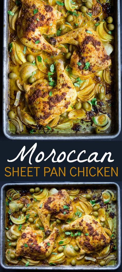 Bangbang Shrimp, Sheet Pan Chicken Recipe, Sheet Pan Meals Chicken, Pan Chicken Recipes, Spiced Chicken, Diy Easy Recipes, Poultry Dishes, Sheet Pan Suppers, Sheet Pan Chicken