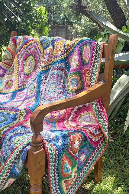 Flower Granny Square Blanket -african Patchwork Afghan Granny Square Afghan Pattern Free, Large Granny Square Pattern, Large Granny Square Blanket, Flower Granny Square Blanket, Granny Square Crochet Afghan, Flower Granny Squares, Patchwork Afghan, Crochet Pattern Afghan, Granny Squares Blanket