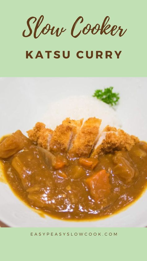 Slow Cooker Katsu Curry Slow Cooker Japanese Curry, Japanese Curry Udon, Katsu Curry Sauce, Katsu Curry Recipe, Tastiest Recipes, Crock Pot Curry, Slow Cooker Curry Recipes, Katsu Curry Recipes, Curry Udon