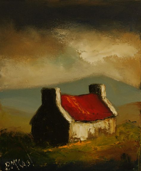 Padraig Mccaul, Red Roof, Irish Art, Artist Gallery, Dublin Ireland, Print Artist, Family Time, Family Portraits, Oil On Canvas