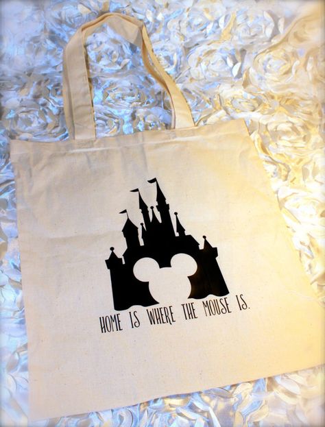 Canvas Tote Bags for Hauling All Your Disney Essentials Disney Bags Diy, Disney Tote Bags Diy, Epcot 2023, Cricut Bags, Disney Tote Bag, Tote Bag Diy, Silhouette Disney, Disney Cricut, Disney Tote Bags