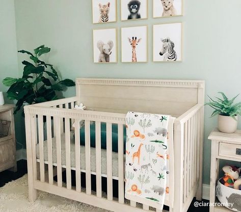 Rory 4-in-1 Convertible Baby Crib | Pottery Barn Kids Baby Room Safari, Rainbow Shark, Mattress Platform, Convertible Cribs, Baby Cribs Convertible, Baby Horse, Baby Nursery Inspiration, Pb Kids, Baby Room Inspiration