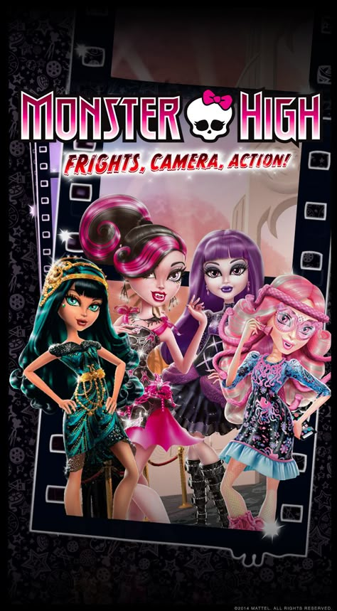 Monster High Fright Camera Action, Monster High Album Cover, Monster High Movie Poster, Monster High Movies, Roblox Poster, Monster High Movies List, Disney List, Best Kid Movies, Monster H