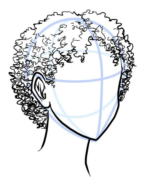 How to shade an afro Afro Hair Drawing, Drawing Trends, Sketch Hair, Latest Drawing, Hairstyles Drawing, Drawing Hair Tutorial, Drawing Hair, Hair Sketch, Hair Drawing