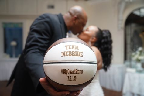 #Basketball #Wedding #Black #WeddingPhoto #AfricanAmerican Basketball Theme Wedding Ideas, Basketball Themed Wedding, Basketball Wedding Ideas, Basketball Theme Wedding, Nba Wedding, Feed Nails, Wedding Redo, Basketball Wedding, Rich Wedding