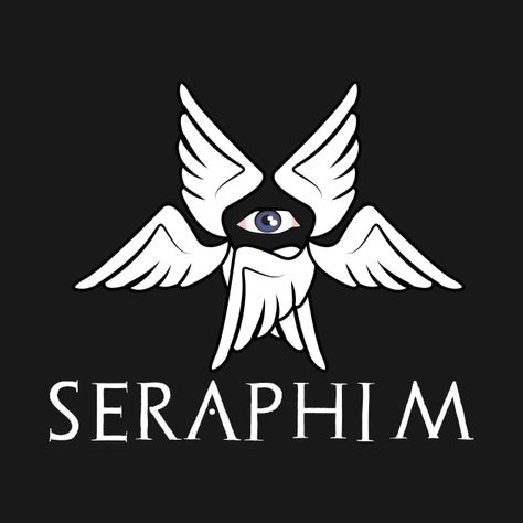 Seraphim Art, Seraphim Angel, Seraphim Symbol, Seraphim Wings Drawing, Seraphim Biblically Accurate, Biblical Seraphim, Seraphim Necklace, Seraph Angel, Angel Eyes