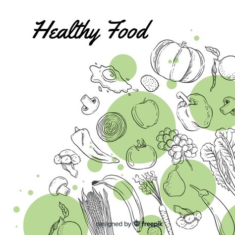 Healthy Food Design, Healthy Food Illustration, Healthy Food Background, Healthy Background, Food Business Card, Background Food, Food Background, Food Resources, Food Backgrounds