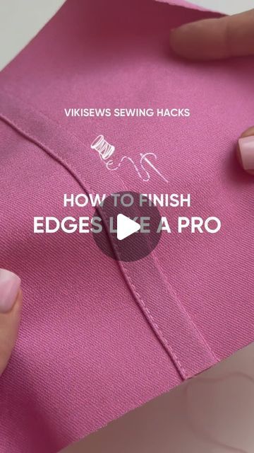 Last time, we shared how to sew a French seam as part of our #vikisews_sewinghacks series. Today we will show you another way how you can... | Instagram Flat Seams Sewing Tutorials, Sewing Basics Tutorials, French Seams Tutorial, Flat Felt Seam, Professional Sewing Techniques, How To Sew A French Seam, Sleeve Types And Styles Chart, How To Sew Seams, How To Sew Curved Seams