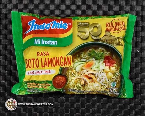 #4759: Indomie Rasa Soto Lamongan - Indonesia - THE RAMEN RATER Indomie Soto, Soto Lamongan, Sounds Good To Me, East Java, Instant Noodle, Crushed Red Pepper, Spring Onion, Noodle Recipes, Chili Sauce