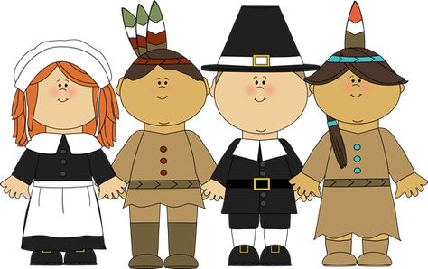 Cute Pilgrim Clip Art | Pilgrims and Indians - Pilgrims and Indians standing together. Pilgrims And Indians, Thanksgiving Clip Art, Animated Clipart, Thanksgiving School, Thanksgiving Pictures, Thanksgiving Pilgrims, Thanksgiving Preschool, Indian Boy, First Thanksgiving