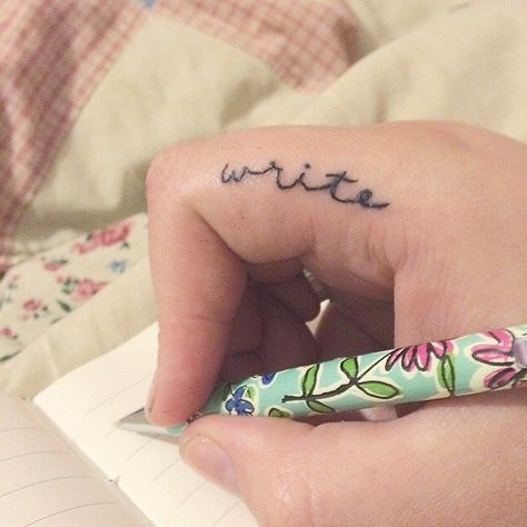 Tattoos For Writers, Writer Tattoo, Remember Tattoo, Small Shoulder Tattoos, Tattoos Infinity, Writing Motivation, Infinity Tattoos, 3d Tattoos, Beautiful Tattoo