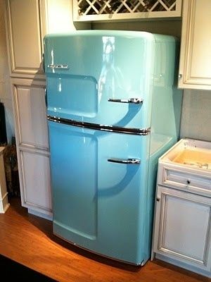 <b>So many companies are trying to replicate the famous "Tiffany blue."</b> Here's what else you can find. Princess Letters, 1950s Aesthetic, Rv Decorating, Vintage Kitchen Appliances, Vintage Fridge, Vintage Refrigerator, Vintage Style Kitchen, Retro Appliances, Stuffing Casserole