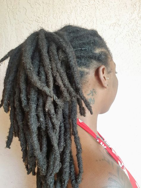 Semifreeform Dreads, Wick Locs, 60 Locs, Wicks Hair, Dreadlocks Journey, Locs Aesthetic, Starting Locs, Thick Dreads, Thick Locs