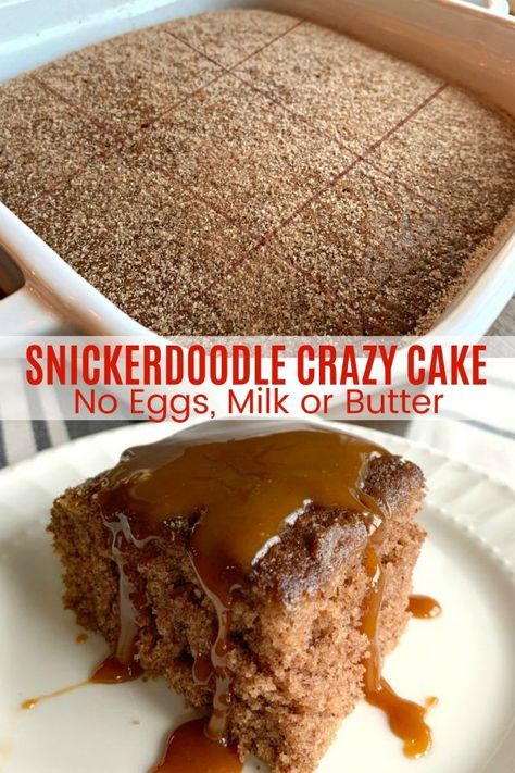 Bisquick Baking Recipes, Gardettos Rye Chips Recipe, Gluten Free Wacky Cake, Sweet Little Bluebird Recipes, Snickerdoodle Crazy Cake, Desserts Without Butter, Easy One Layer Cake, Cakes Recipes Easy, Eggless Cake Recipes