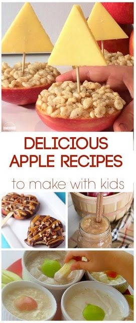 Apple Lunch Recipes, Apple Snack Recipes, Apple Recipes For Kids, Easy Apple Sauce, Recipes To Make With Kids, Easy Apple Recipes, Recipes Apples, Caramel Apple Muffins, Apple Dip Recipe